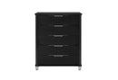 Lando - 5 Piece Queen Bedroom Set (Bed, Dresser & Mirror, Nightstand, Chest) - Black