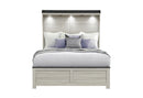 Ashley - Queen Panel Bed - Brown