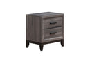 Kate - 6 Piece Queen Bedroom Set (Bed, Dresser, Mirror, Chest, 2 Nightstands) - Foil Gray