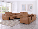 1116 - 8-Piece U-Shaped Sectional Sofa In With 4 Power Recliners & Power Headrests
