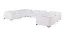 1208 - 12 Piece U Shaped Leather Sectional With 4 Power Recliners & Power Headrest