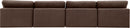 Comfy - Velvet Modular Armless Sofa 4 Seats