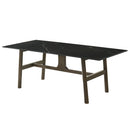 Destin - Dining Table - Sintered Stone & Walnut