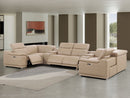 2679 - 8-Piece U-Shaped Power Reclining Sectional In Genuine Leather (4 Recliner)