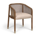 Sylvan - Vegan Leather Dining Chair (Set of 2) - Brown Frame