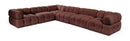Orin - L-Shaped Velvet 6 Piece Modular Sectional