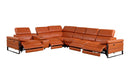 1246 - 7-Piece L-Shaped Modular Power Reclining Sectional With 4 Power Recliners And Power Headrests