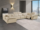 1224 - 8-Piece U-Shaped Sectional Sofa In With 2 Power Recliners & Power Headrests