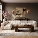 Orin - Velvet 5 Piece Modular Sectional