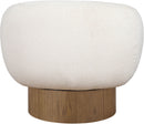 Avella - Interwoven Fabric Swivel Accent Chair