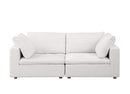 1100 - Modular Loveseat - Pearl
