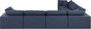 Comfy - 6 Piece Linen Modular Corner Sectional