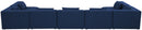 Cube - Linen 7 Piece Modular U-Shaped Sectional