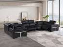1126 - 8-Piece U-Shaped Sectional Sofa In With 4 Power Recliners & Power Headrest