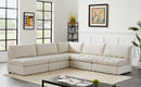 Jacob - Modular Corner Armless Sectional 5 Piece