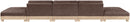 Turin - Chenille Fabric Upholstered Modular Sectional - Brown