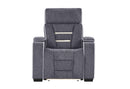 U1895 - P2 Recliner With IS And LED - Dark Gray