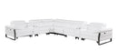 1246 - 8-Piece L-Shaped Modular Power Reclining Sectional With 4 Power Recliners And Power Headrests