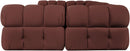 Orin - U-Shaped Velvet 6 Piece Modular Sectional