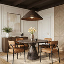Serava - Vegan Leather Upholstered Dining Chair (Set of 2)