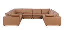 1100 - 8-Piece U-Shaped Sectional In Top-Grain Italian Leather