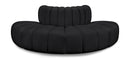 Arc - Faux Leather 4 Piece Modular Sofa