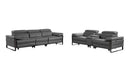 1246 - Modular Power Triple Reclining Sofa And Console Loveseat Set With Power Headrests
