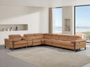 1246 - 7-Piece L-Shaped Modular Power Reclining Sectional With 4 Power Recliners And Power Headrests