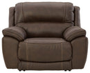 Dunleith - Zero Wall Recliner w/PWR HDRST - Chocolate