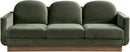 Diviento - Velvet Performance Fabric Upholstered Sofa