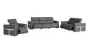 1126 - 6-Piece Modular Power Reclining Sofa, Loveseat & Chair Set In With 6 Power Recliners & Power Headrests