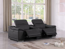 9762 - 3-Piece Modular Power Reclining Console Loveseat With 2 Power Recliners In