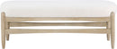 Briar - Faux Sheepskin Upholstered Bench