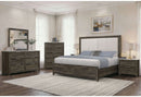 Mariah - 5 Piece Full Bedroom Set (Bed, Dresser & Mirror, Nightstand, Chest) - Dark Brown
