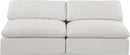 Comfy - Linen Modular Armless Sofa 2 Seats