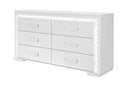 Naomi - Dresser With LED - Silver