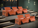 1126 - 8-Piece Modular Power Reclining Sofa & Loveseat Set In With 5 Power Recliners & Power Headrests