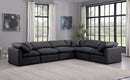 Indulge - Faux Leather 6 Piece Modular Corner Sectional