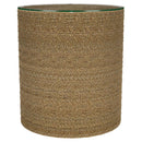 Halden - Round Woven Seagrass Accent Side Table - Light Brown