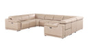 2679 - 8-Piece U-Shaped Power Reclining Sectional In Genuine Leather (4 Recliners)