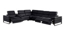1246 - 7-Piece L-Shaped Modular Power Reclining Sectional With 3 Power Recliners And Power Headrests