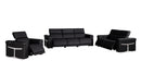 1126 - 6-Piece Modular Power Reclining Sofa, Loveseat & Chair Set In With 6 Power Recliners & Power Headrests