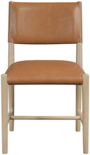 Andie - Vegan Leather Upholstered Dining Chair (Set of 2) - Natural Base