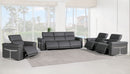 1126 - 7-Piece Modular Power Reclining Sofa, Loveseat & Chair Set In With 6 Power Recliners & Power Headrests