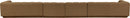 Modari - Sectional - Brown