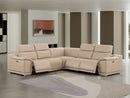 2679 - 5-Piece L-Shaped Power Reclining Sectional In Genuine Leather (3 Recliners)