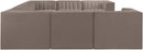 Rummi - Velvet Performance Fabric Upholstered Modular Sectional