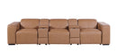 1224 - 5-Piece Modular Power Reclining Sofa In With 3 Power Recliners & Power Headrests