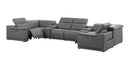 2679 - 8-Piece U-Shaped Power Reclining Sectional In Genuine Leather (2 Recliners)