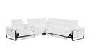 1246 - 6-Piece L-Shaped Modular Power Reclining Sectional With 3 Power Recliners And Power Headrests
